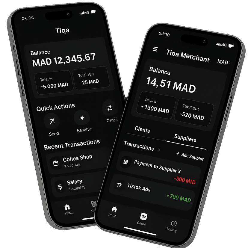Tiqa App Mockup